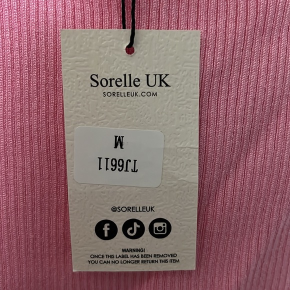 Sorelle Uk pink two piece ribbed skirt set - Picture 5 of 5